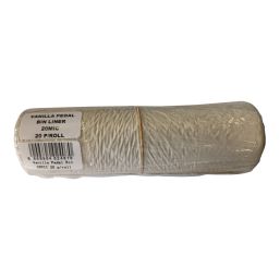 PADLE BIN BAG VANILLA 20MIC 20 PER PACK