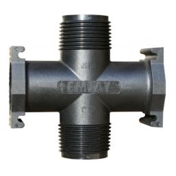 EMJAY MANIFOLD CROSS 1INCH MALE BSP