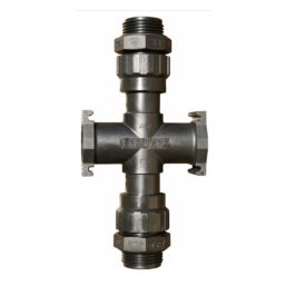 EMJAY MANIFOLD CROSS 1INCH UNION WITH NIPPLE