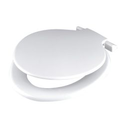 WIRQUIN TOILET SEAT CALYPSO THERM PL HNG WHT 1.2KG