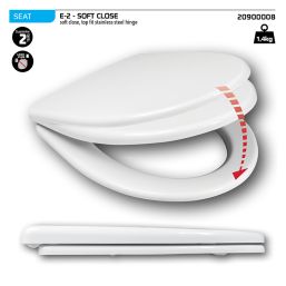 WIRQUIN TOILET SEAT E2 SOFT CLOSE