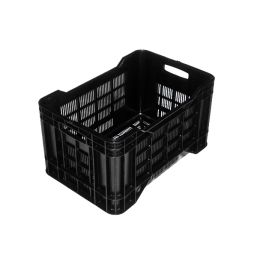 CRATE VENTED 528MMX354MMX295MM BLACK