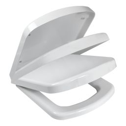 WIRQUIN TOILET SEAT COMPACT SQ S/CLOSE THERMODUR W