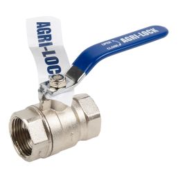 AGRI LOCK BALL VALVE ZINC ALLOY FULL BORE 25MM