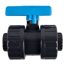 TORRENTI BALL VALVE DOUBLE UNION BSP PVC 1INCH