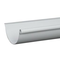 PVC GUTTER HALF-ROUND 6.0M