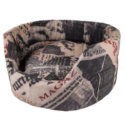 COMPLETE DOG BED POLLYCOTTON SMALL 50CM