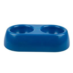 DOG BOWL PLASTIC DOUBLE