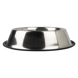 DOG BOWL S/STEEL NON TIP ANTI SKID 34CM / 1980ML