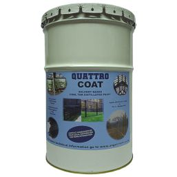 QUATTRO COAT PAINT BLACK 25L