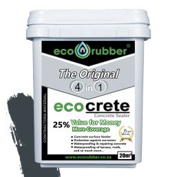 ECO RUBBER ECO CRETE 20KG CHARCOAL