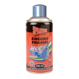 SPRAYON ENGINE ENAMEL SPRAY MIRROR CHROME 250ML