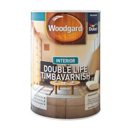 WOODGARD TIMBAVARNISH INT DOUBLE LIFE GLOSS 1L