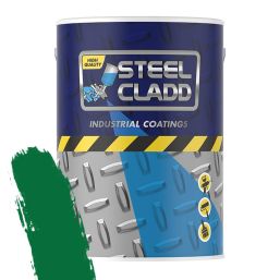 STEEL CLADD QUICK DRY ENAMEL JD GREEN 1L