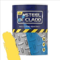 STEEL CLADD QUICK DRY ENAMEL CAT YELLOW 1L