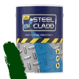 STEEL CLADD QUICK DRY ENAMEL LISTER GREEN 1L