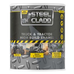 STEEL CLADD TRUCK AND TRACTOR ENAMEL BLACK 1L