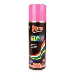 SPRAYON GLOW FLUORESCENT SPRAY PAINT PINK 300ML