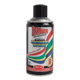 SPRAYON STD SPRAY PAINT GLOSS BLACK 250ML