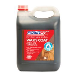 POWAFIX WAKS COAT AFRICAN TIMBER OIL 5L