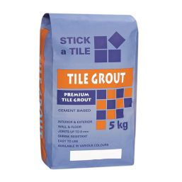 STICK A TILE GROUT 5KG DOVE GREY