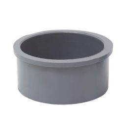 BLU52 END CAP PVC GREY 50MM