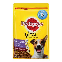 PEDIGREE DOG FOOD ADULT SMALL BEEF 4KG