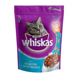 WHISKAS CAT FOOD MEATY NUGGET OCEAN FISH 1KG