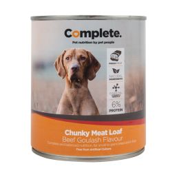 COMPLETE DOG FOOD TIN BEEF GOULASH 775G