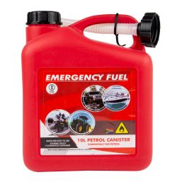 JERRY CAN PLASTIC PETROL 10L