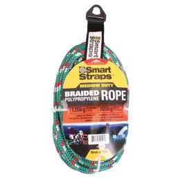 BRAIDED POLYPROPYLENE ROPE 8MM 15M