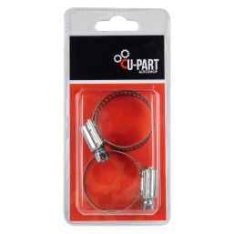 U-PART CLAMP HOSE 17-38MM 2PCE