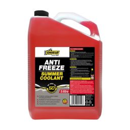 SHIELD ANTI FREEZE SUMMER COOOLANT 50% RED 5L