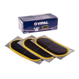 VIPAL OVAL TUBE PATCH 150X70MM PRICE EACH 25 P/BOX