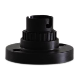 UNITED ELECTRICAL BATTEN HOLDER NYLON 50MM BLACK