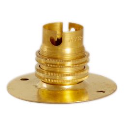 UNITED ELECTRICAL BATTEN HOLDER 63MM BRASS