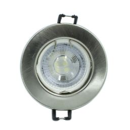 UNITED ELECTRICAL DOWNLIGHT LED GU10 CW 5W SILVER