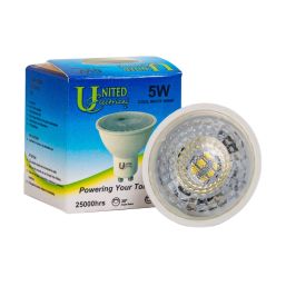 UNITED ELECTRICAL DOWNLIGHT LED GU10 CW 5W 38 DEG