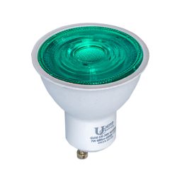 UNITED ELECTRICAL DOWNLIGHT LED GU10 GREEN 7W