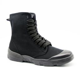 BATA BOOTS SECURITY CANVAS BLACK SIZE 5