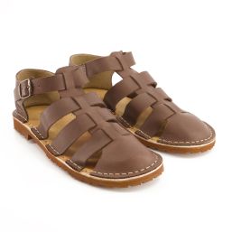 BATA SAFARI MENS SANDAL CLOSE TOE COGNAC SIZE 8