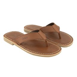 BATA SAFARI THONGA SANDAL BROWN MENS SIZE 9