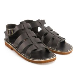 BATA SAFARI MENS SANDAL OPEN TOE BLACK SIZE 6