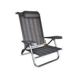 BASECAMP BEACH CHAIR RECLINER WITH PILLOW