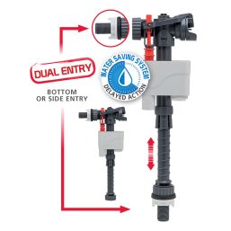 WIRQUIN VALVE DOBLO UNIVERSAL INLET RANGE