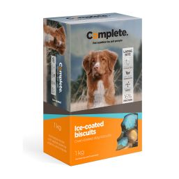 COMPLETE DOG BISCUITS SNACK-A-CHEW ICED RANGE