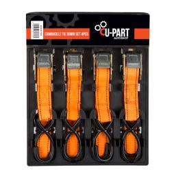 U-PART TIE DOWN SET CAMBUCKLE RANGE