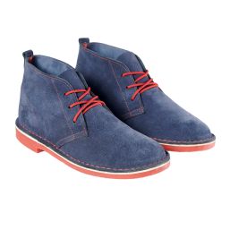 BATA SAFARI BOOT BLUE/RED LADIES RANGE