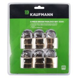 KAUFMANN BRASS LOCK SET RANGE