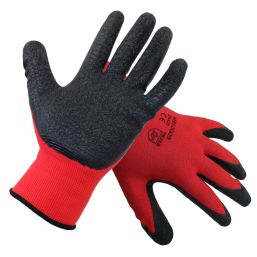 GLOVE SAFETY LATEX PALM COATED CRINKLE RANGE